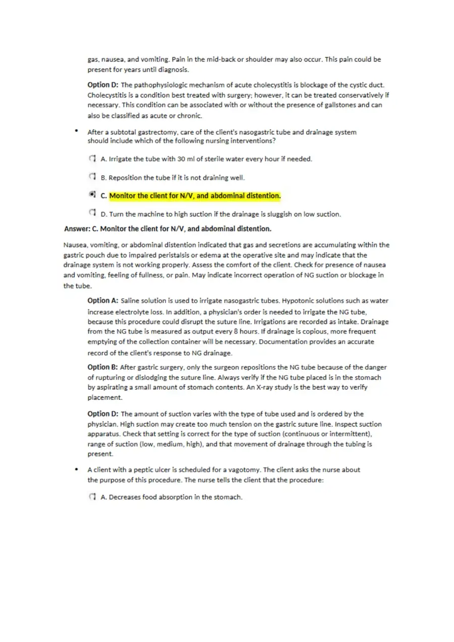 Nclex Gastrointestinal System Disorders Exam, page 4