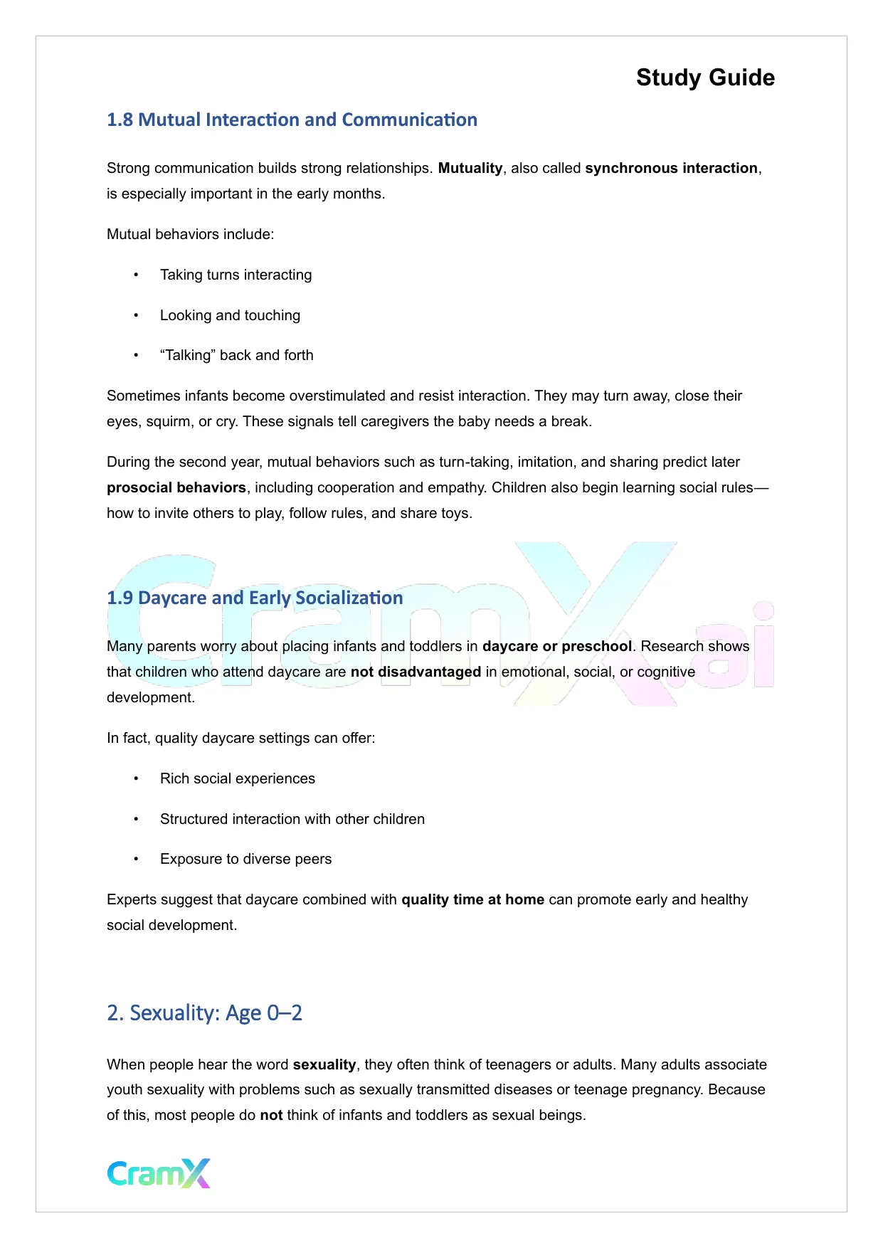 Developmental Psychology - Psychosocial Development Age 0–2 - Page 4 preview image