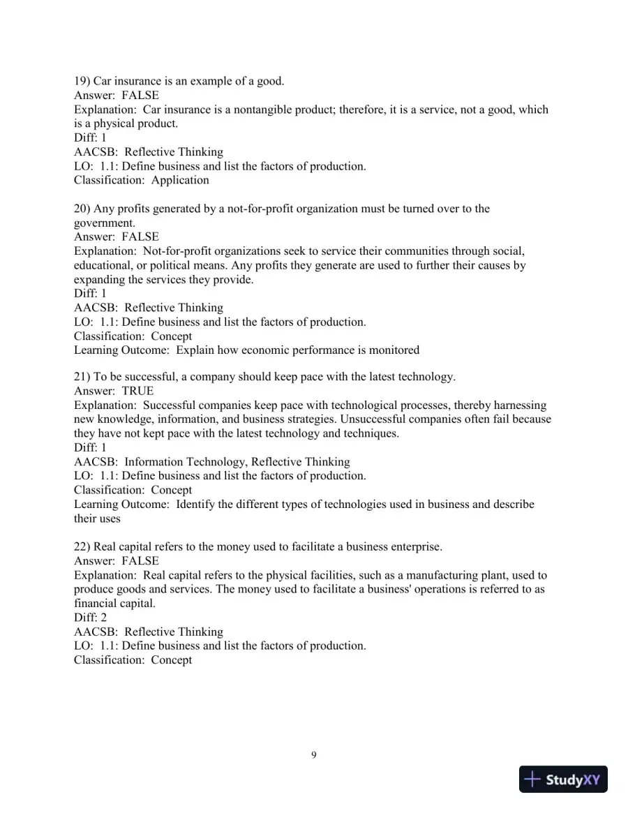 Better Business 5th Edition Test Bank, page 10