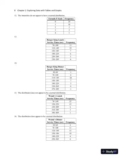 Solution Manual for Essentials of Statistics, 6th Edition - Page 13 preview image