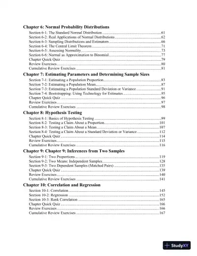 Solution Manual for Essentials of Statistics, 6th Edition - Page 4 preview image