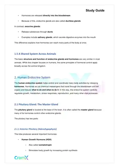 Biology - Chemical Coordination - Page 3 preview image