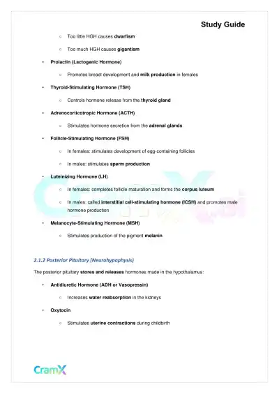 Biology - Chemical Coordination - Page 4 preview image