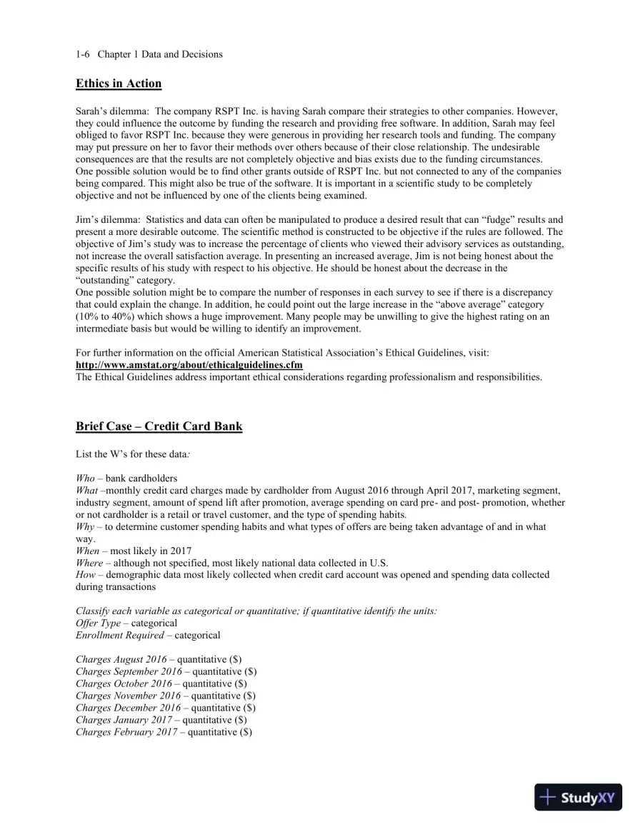 Solution Manual for Business Statistics, 4th Edition, page 10