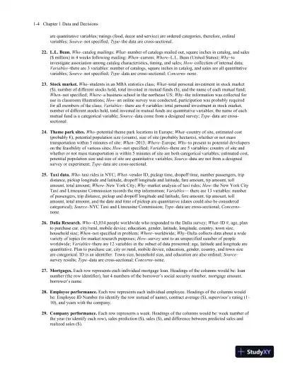 Solution Manual for Business Statistics, 4th Edition - Page 8 preview image