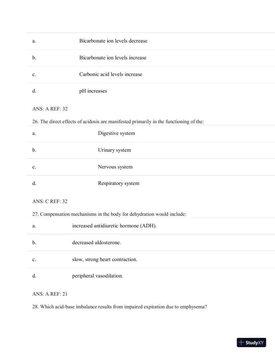 Test Bank for Porth's Essentials of Pathophysiology, 5th Edition (Chapters 1-28), page 24