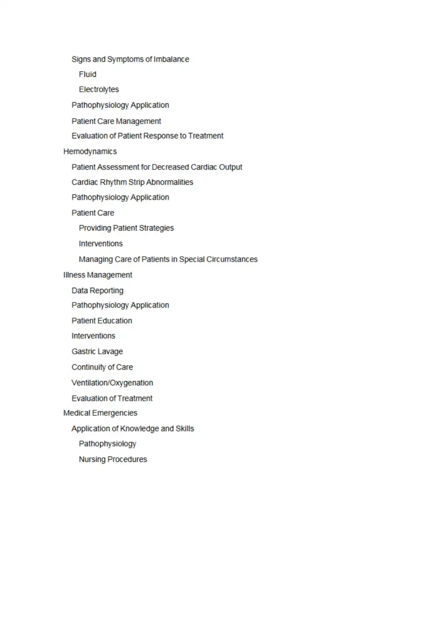 Physiological Adaptation Study Guide for the Nclex, page 4