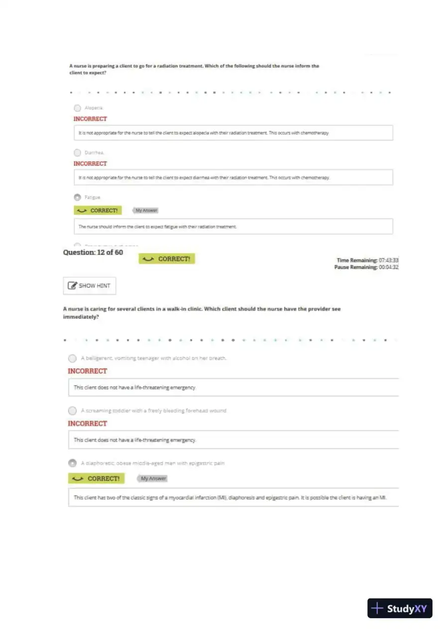 2020 ATI RN Leadership Proctored Exam Version 7 With Answers (60 Solved Questions), page 7