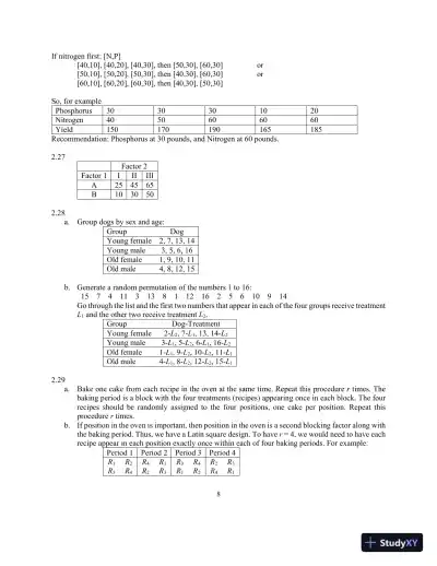 An Introduction To Statistical Methods And Data Analysis, 7th Edition Solution Manual - Page 11 preview image