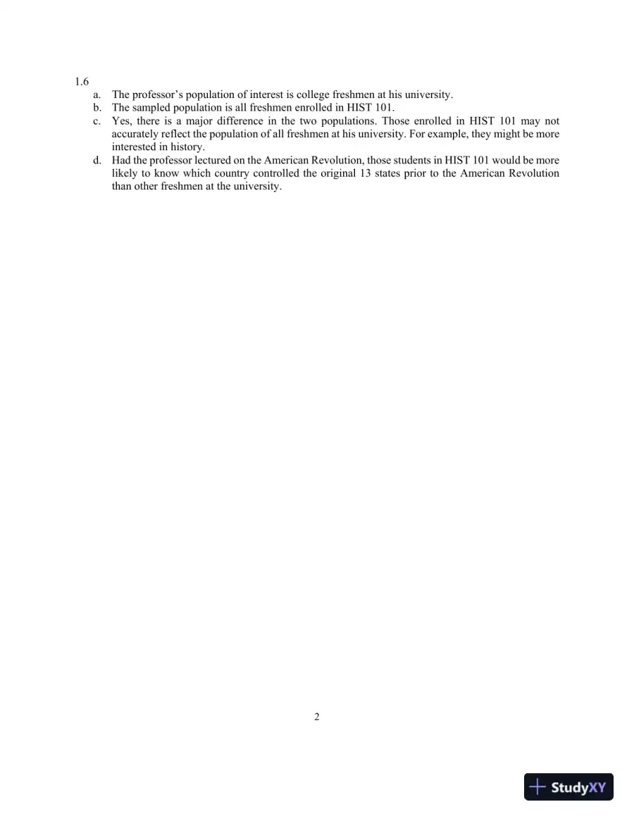 An Introduction To Statistical Methods And Data Analysis, 7th Edition Solution Manual, page 5