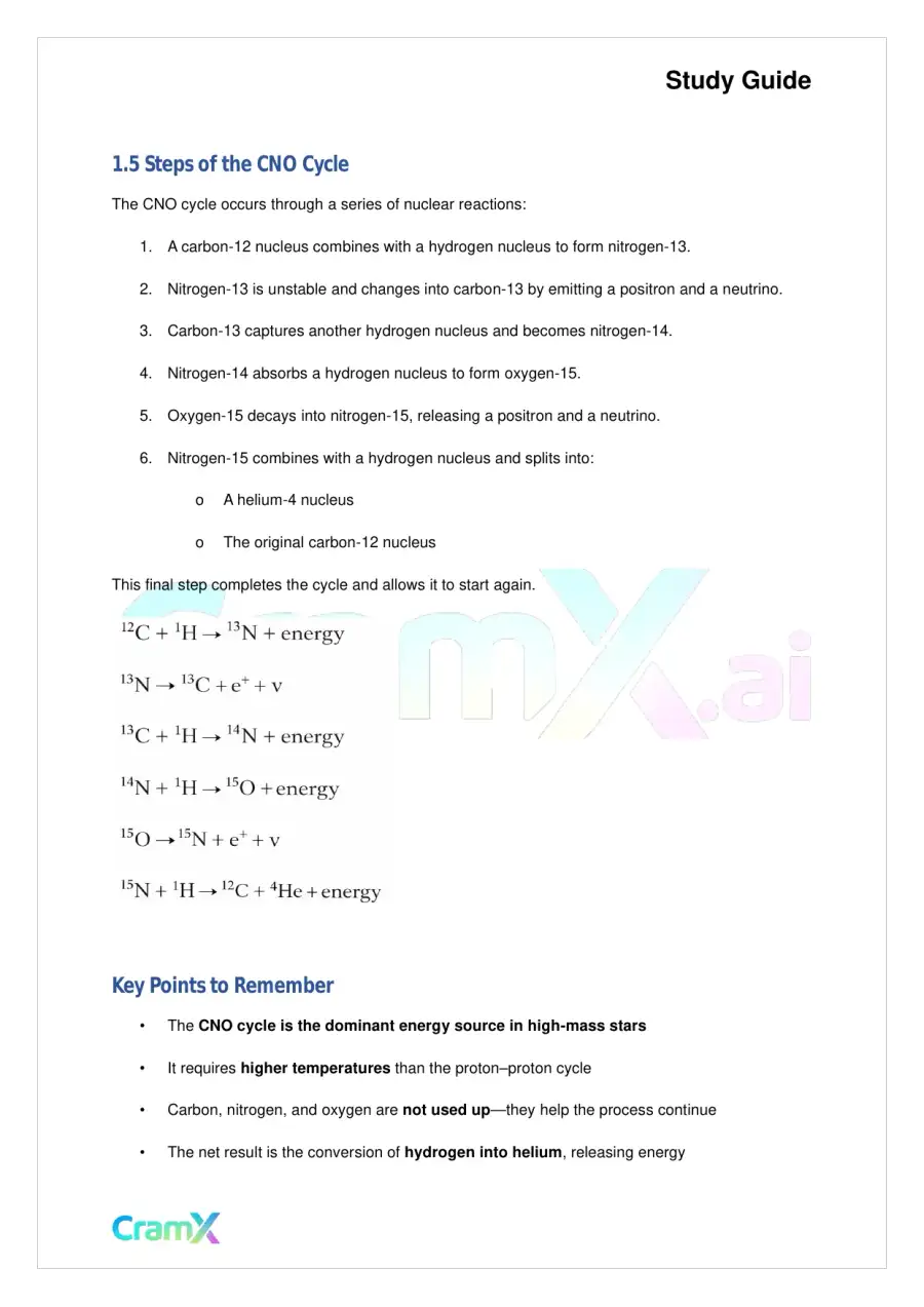 Astronomy - The Structure of Stars, page 2