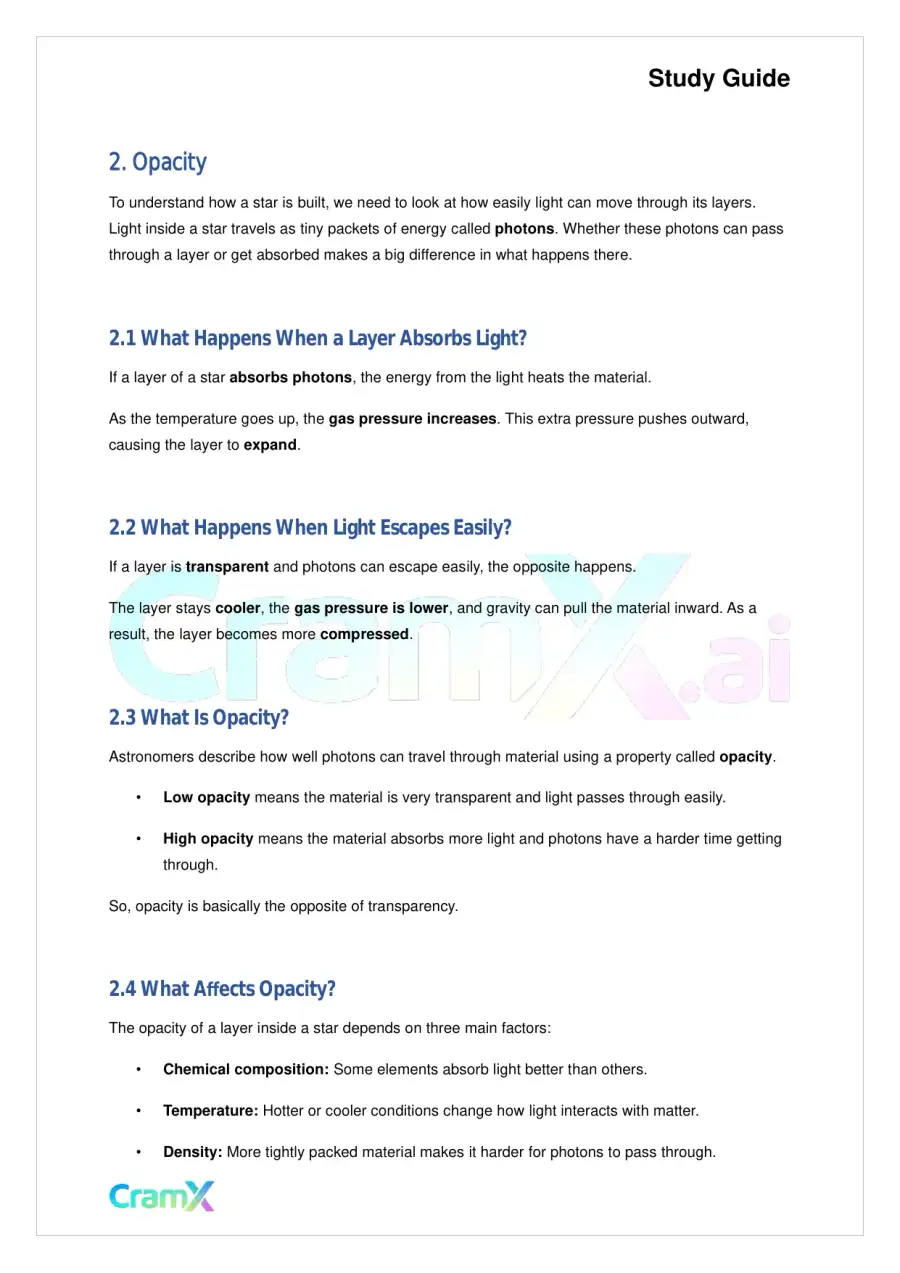 Astronomy - The Structure of Stars, page 3