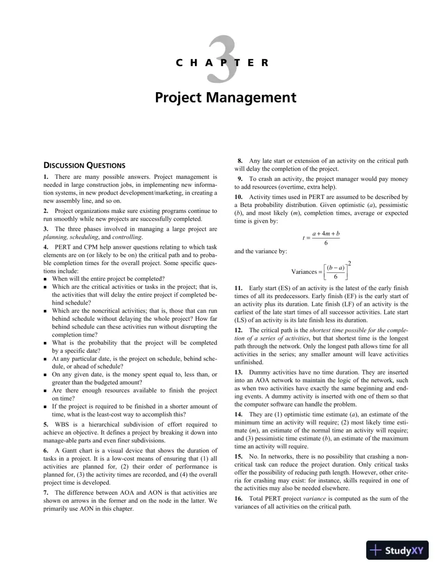 Operations Management: Sustainability and Supply Chain Management, Second Canadian Edition Solution Manual, page 14