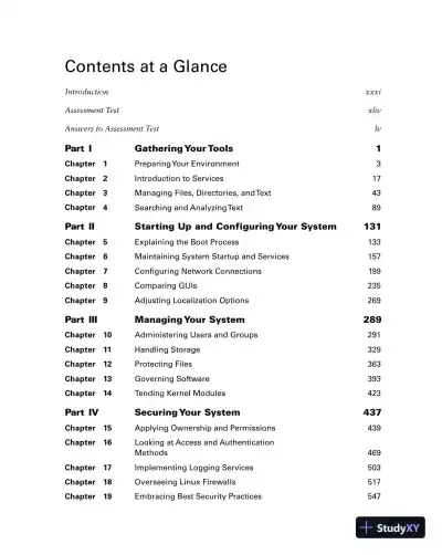 CompTIA Linux+ Study Guide: Exam XK0-005 (2022) - Page 16 preview image