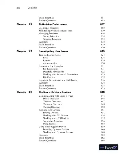 CompTIA Linux+ Study Guide: Exam XK0-005 (2022) - Page 27 preview image