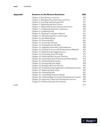 CompTIA Linux+ Study Guide: Exam XK0-005 (2022) - Page 31 preview image