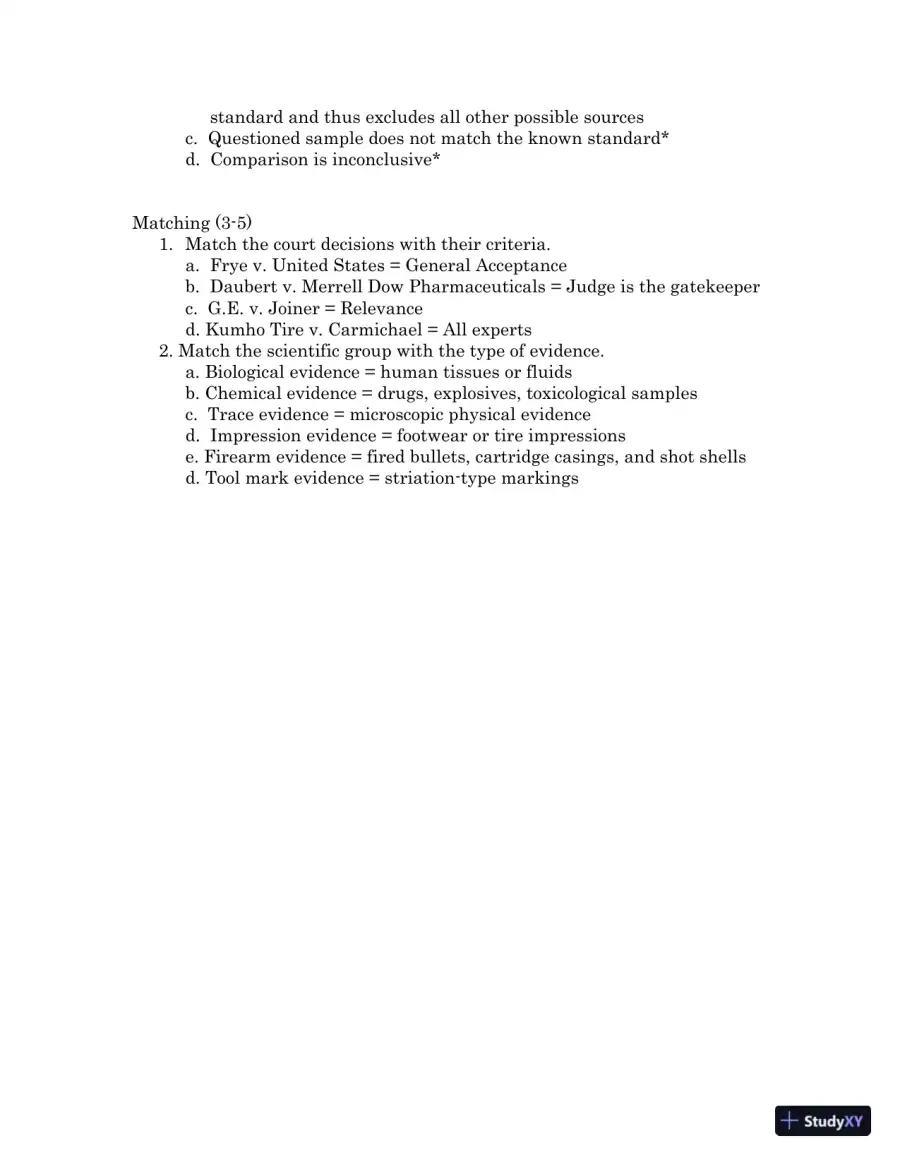 Test Bank For Forensic Science, 4th Edition, page 13