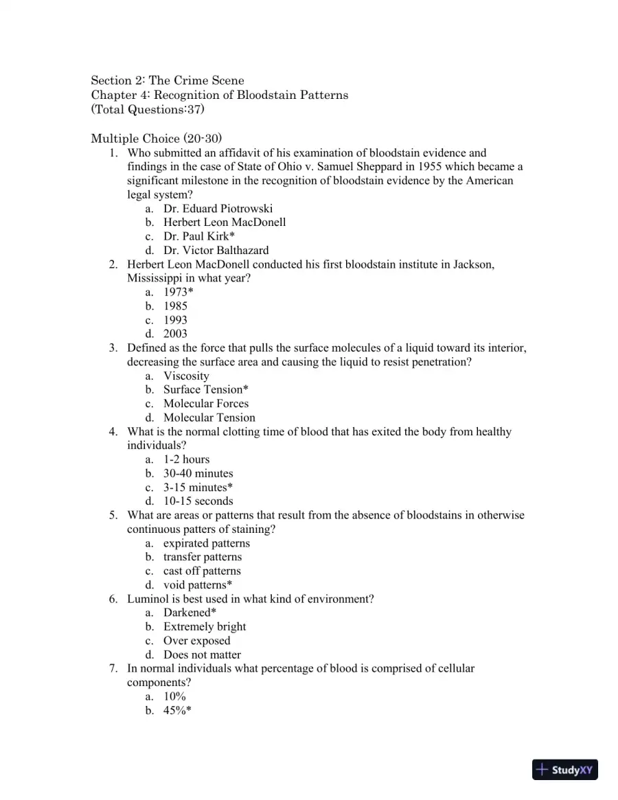 Test Bank For Forensic Science, 4th Edition, page 18