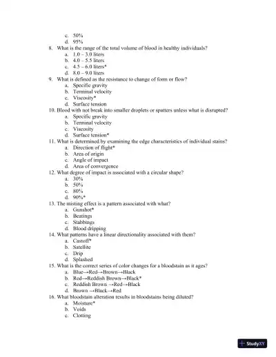 Test Bank For Forensic Science, 4th Edition - Page 19 preview image