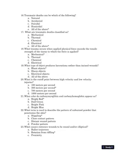 Test Bank For Forensic Science, 4th Edition - Page 25 preview image