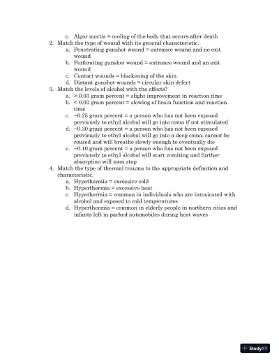 Test Bank For Forensic Science, 4th Edition - Page 29 preview image