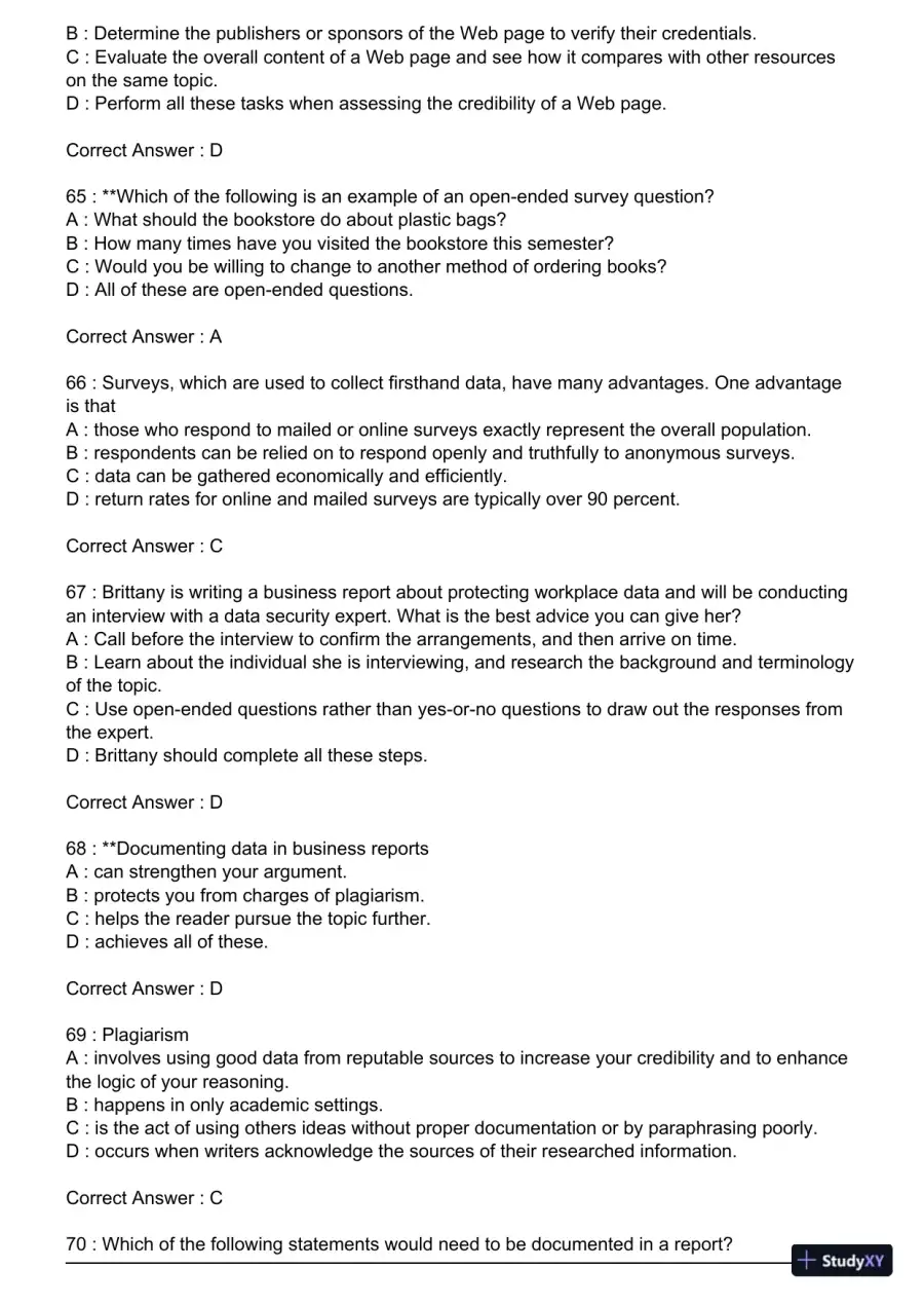Test Bank For Essentials of Business Communication, 11th Edition, page 11