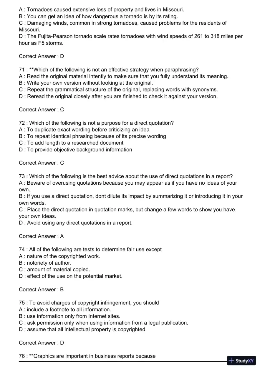 Test Bank For Essentials of Business Communication, 11th Edition, page 12