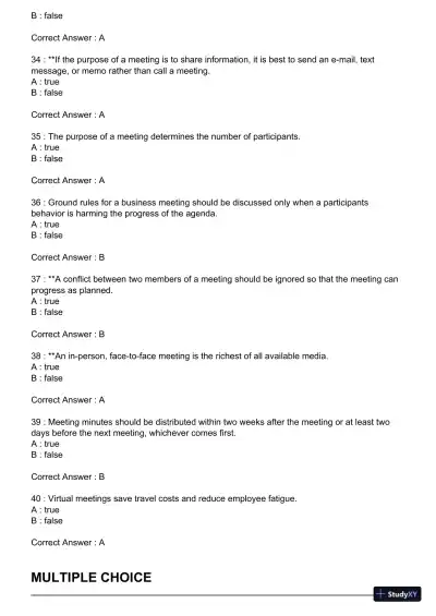 Test Bank For Essentials of Business Communication, 11th Edition - Page 21 preview image