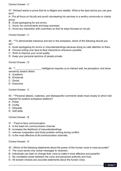 Test Bank For Essentials of Business Communication, 11th Edition - Page 23 preview image