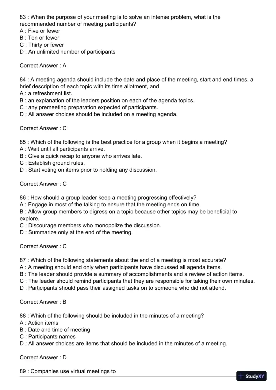 Test Bank For Essentials of Business Communication, 11th Edition, page 29