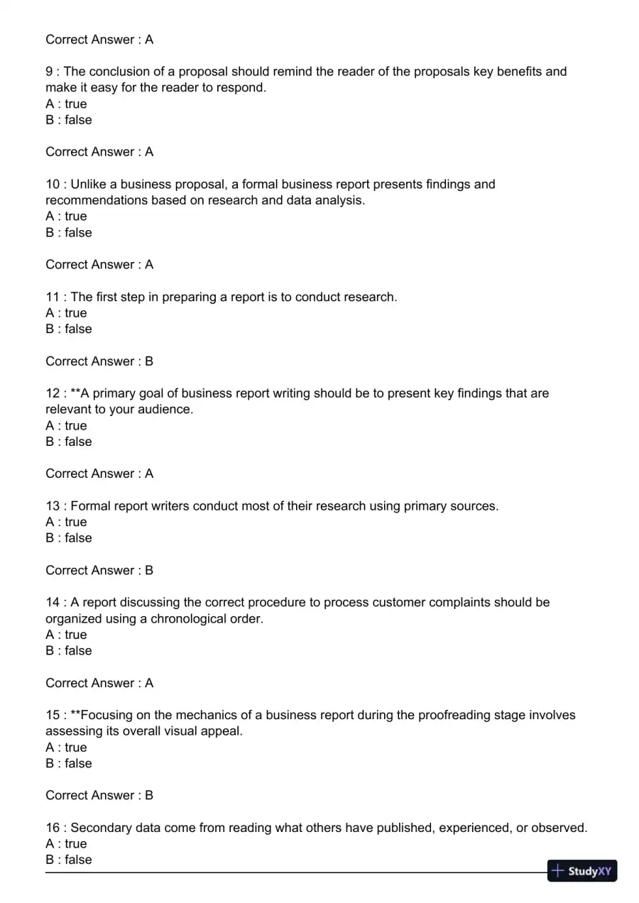 Test Bank For Essentials of Business Communication, 11th Edition, page 3