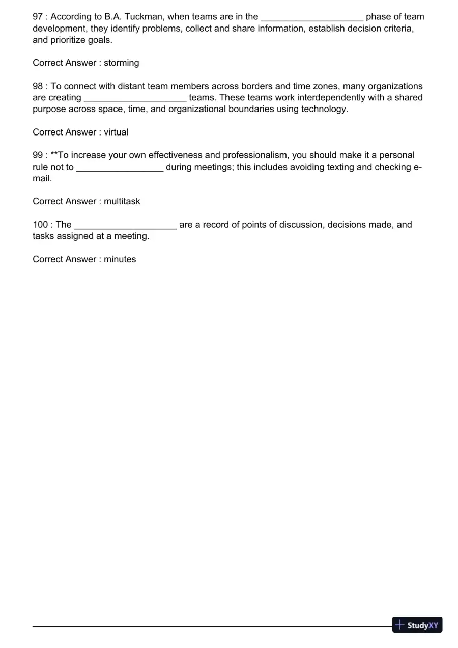 Test Bank For Essentials of Business Communication, 11th Edition, page 31