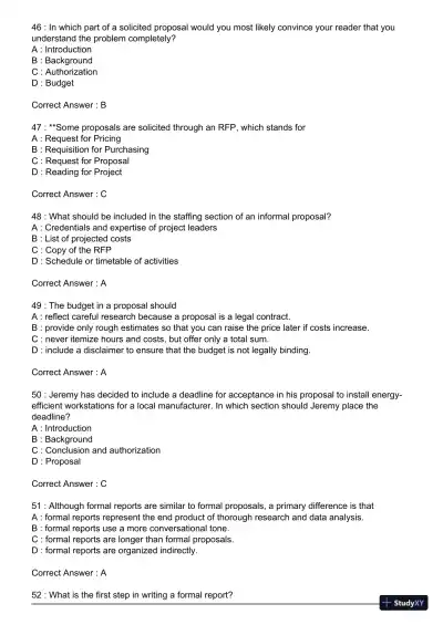 Test Bank For Essentials of Business Communication, 11th Edition - Page 8 preview image