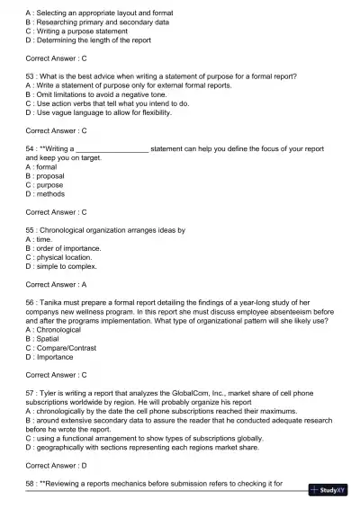 Test Bank For Essentials of Business Communication, 11th Edition - Page 9 preview image