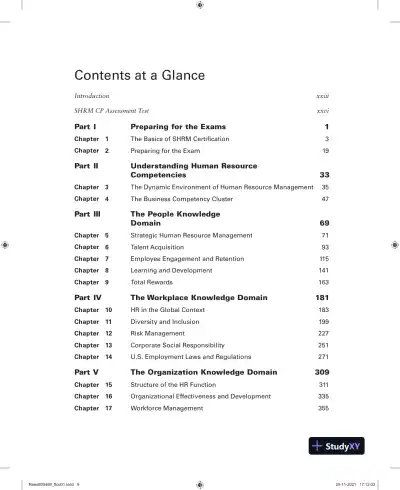 SHRM Society for Human Resource Management Complete Study Guide: SHRM-CP Exam and SHRM-SCP Exam (2022) - Page 12 preview image