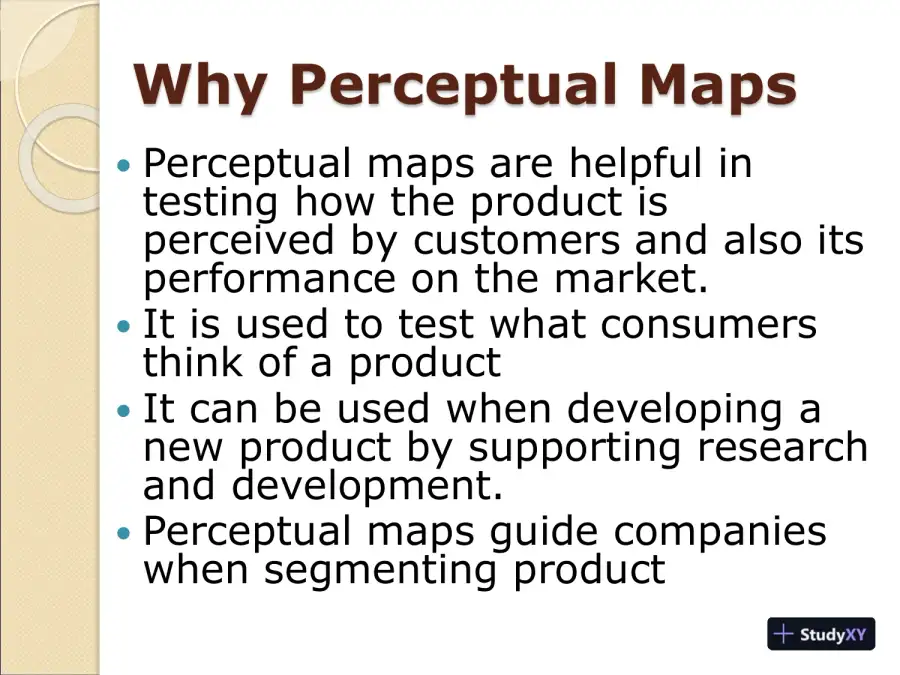 PERCEPTUAL MAPS: Role Of Perception Maps - MKT 421, page 4
