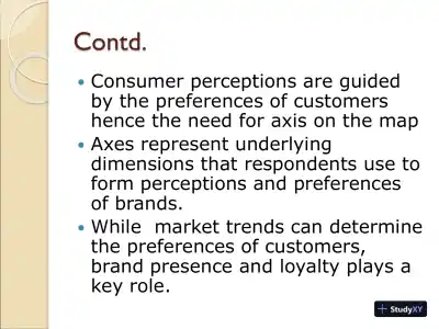 PERCEPTUAL MAPS: Role Of Perception Maps - MKT 421 - Page 5 preview image