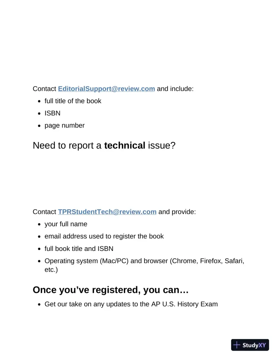 Princeton Review AP U.S. History Prep : 3 Practice Tests + Complete Content Review (2023), page 11