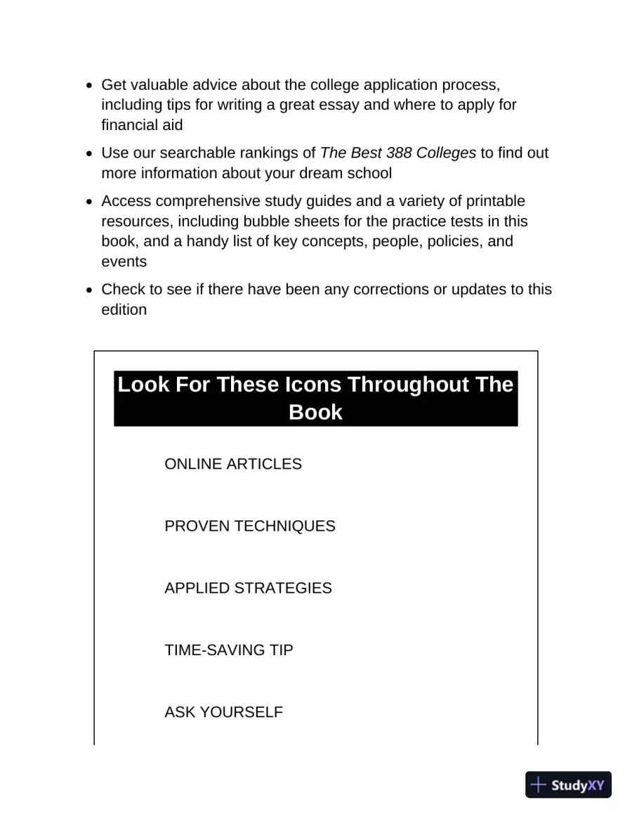 Princeton Review AP U.S. History Prep : 3 Practice Tests + Complete Content Review (2023), page 12