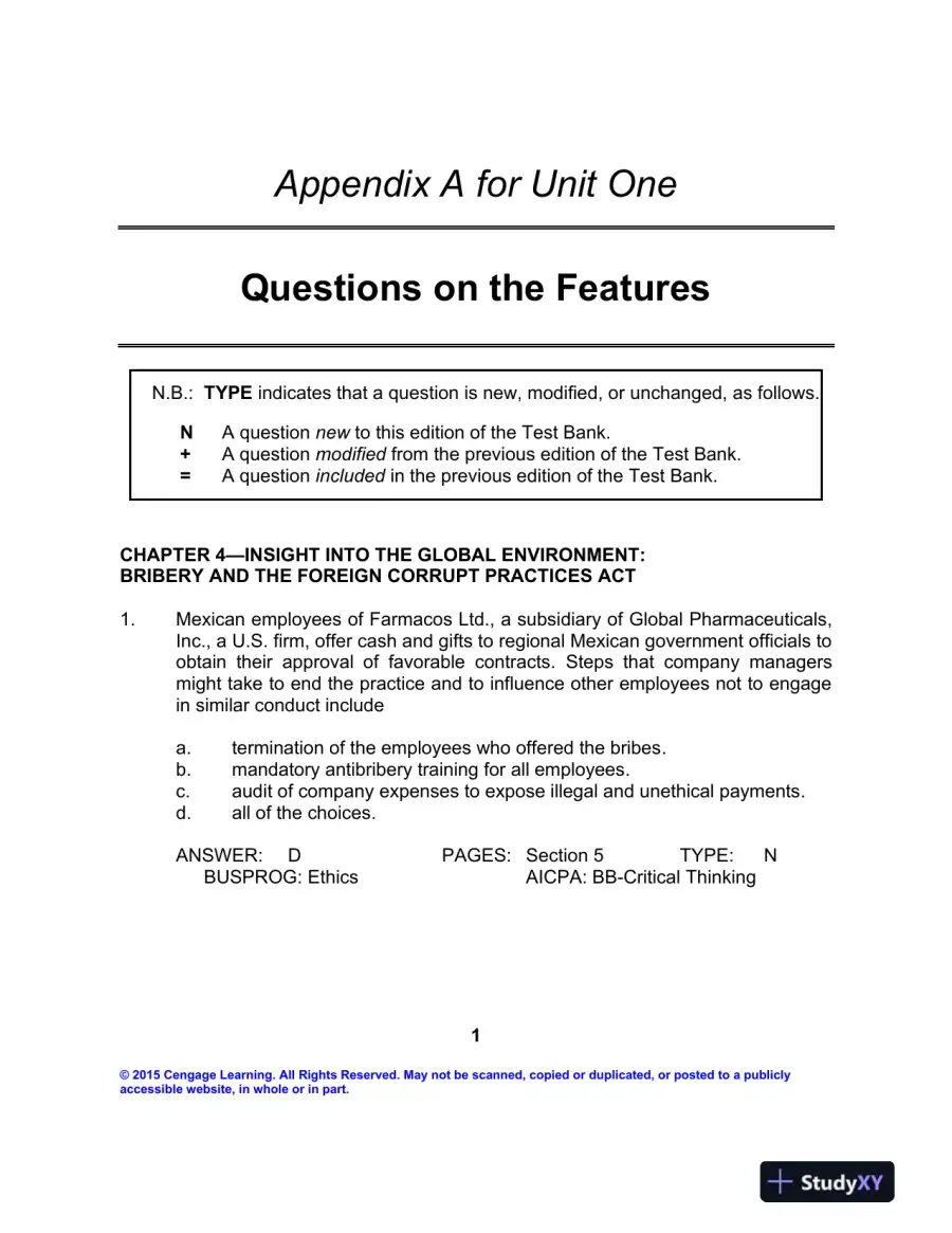 Test Bank For The Legal Environment Of Business: Text And Cases, 9th Edition, page 15