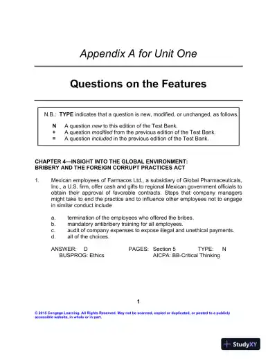 Test Bank For The Legal Environment Of Business: Text And Cases, 9th Edition - Page 15 preview image