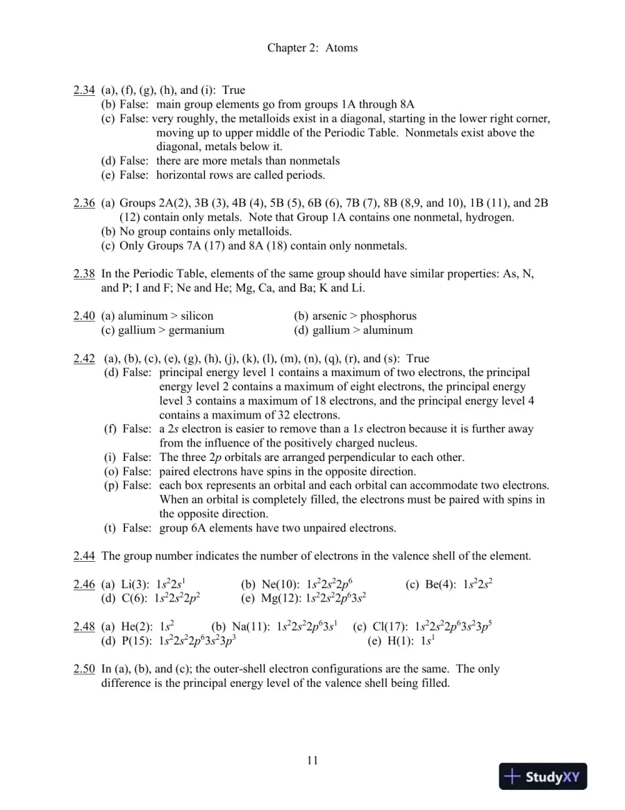 Solution Manual For Introduction to General, Organic, and Biochemistry, 12th Edition, page 12