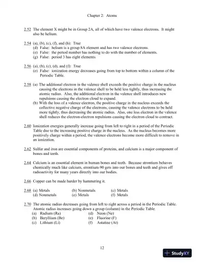 Solution Manual For Introduction to General, Organic, and Biochemistry, 12th Edition - Page 13 preview image