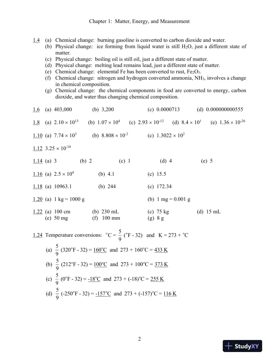 Solution Manual For Introduction to General, Organic, and Biochemistry, 12th Edition, page 3