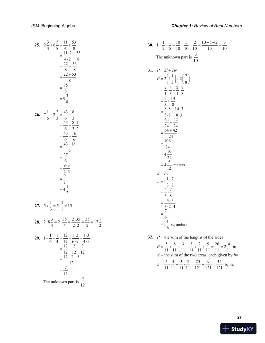 Solution Manual for Beginning Algebra, 7th Edition, page 30