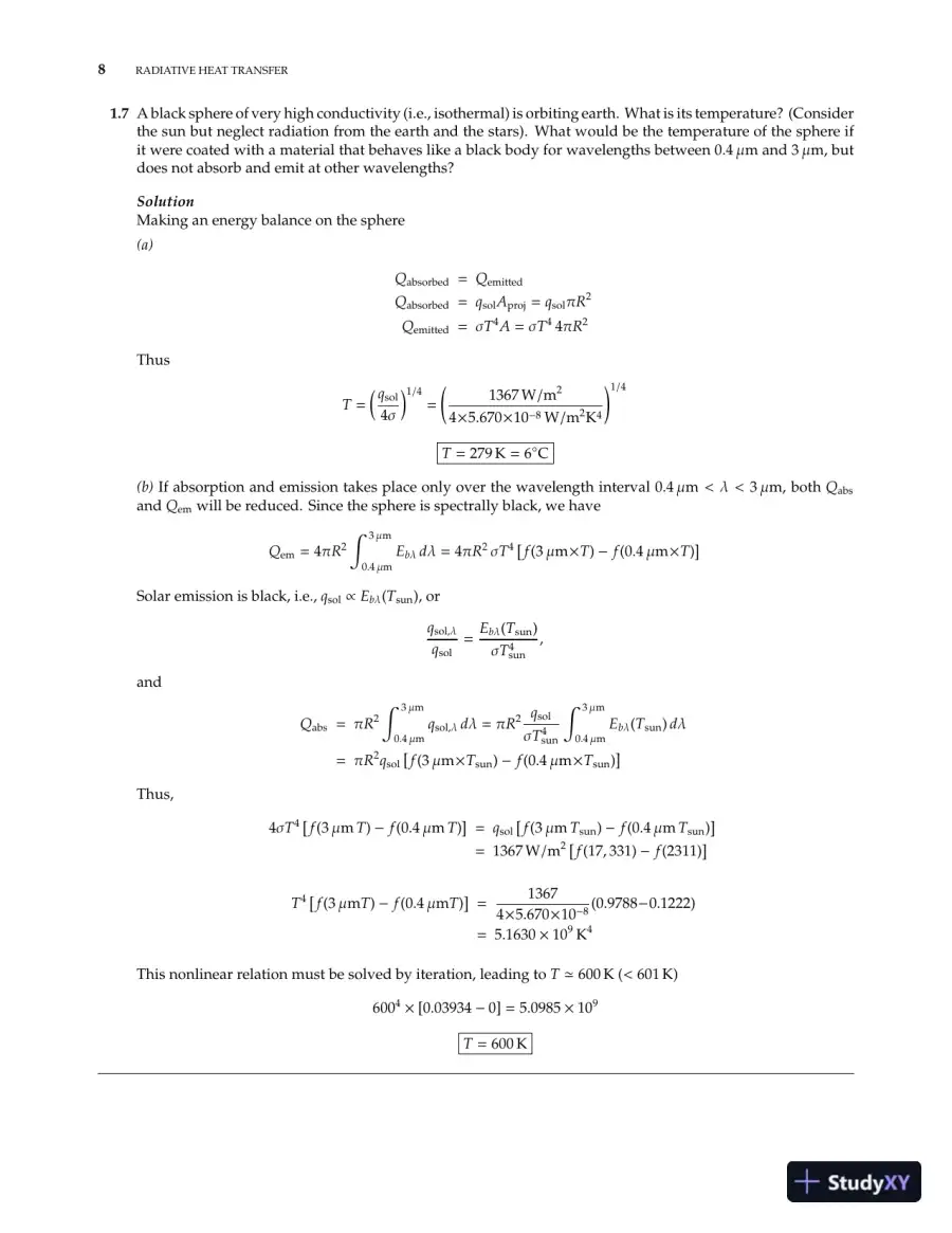Solution Manual for Radiative Heat Transfer, 3rd Edition, page 16