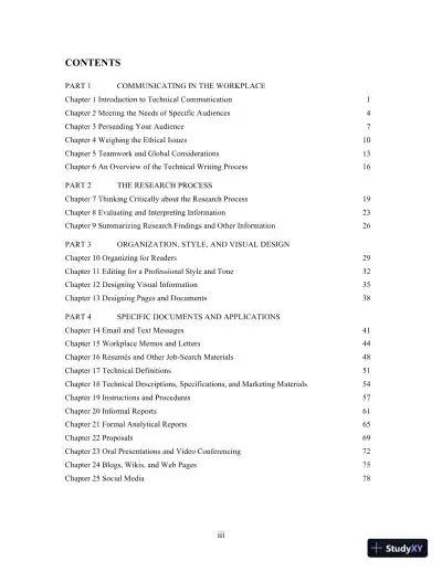 Technical Communication, 14th Edition Test Bank - Page 3 preview image