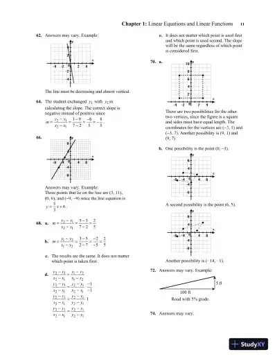 Solution Manual for Intermediate Algebra Functions and Authentic Applications, 6th Edition - Page 16 preview image