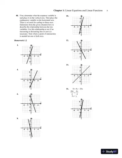 Solution Manual for Intermediate Algebra Functions and Authentic Applications, 6th Edition - Page 8 preview image