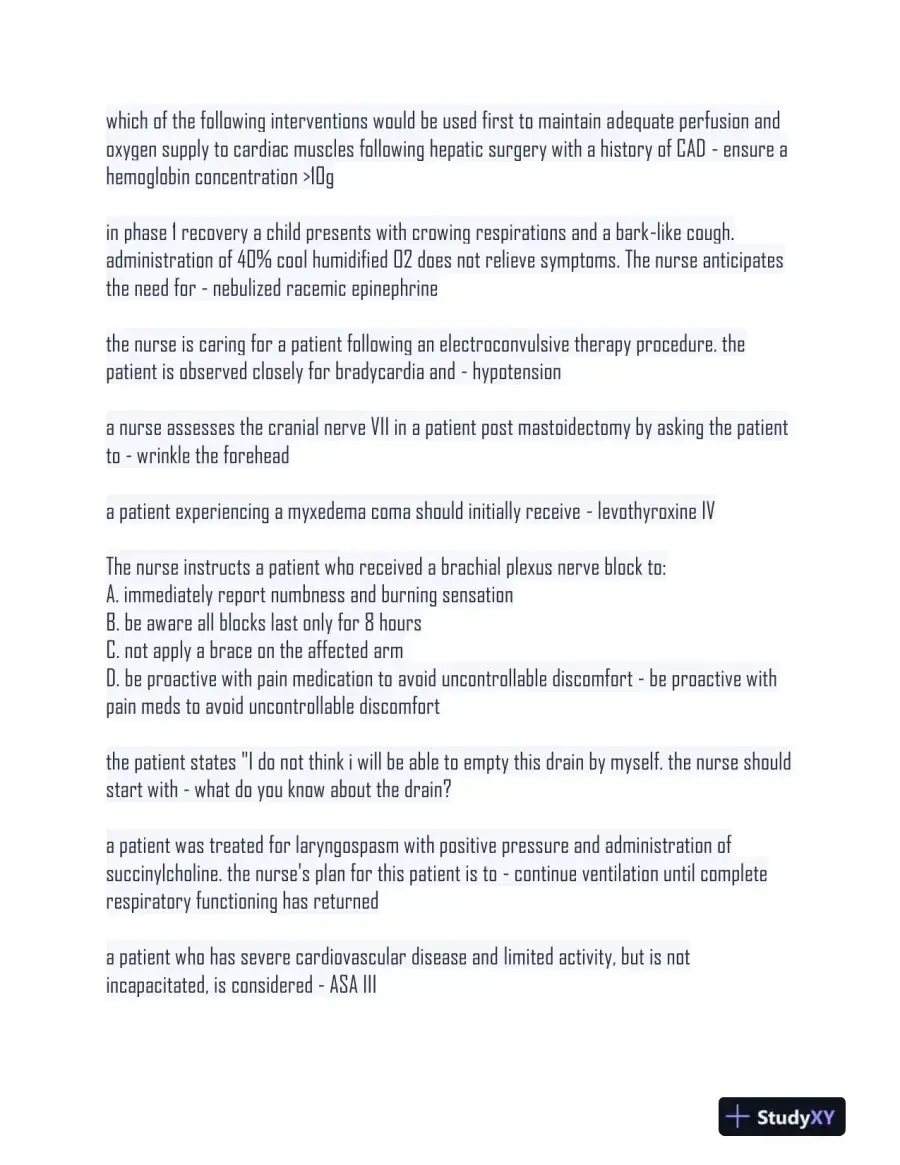 CPAN Pharmacology Practice Exam With Answers (159 Solved Questions), page 5